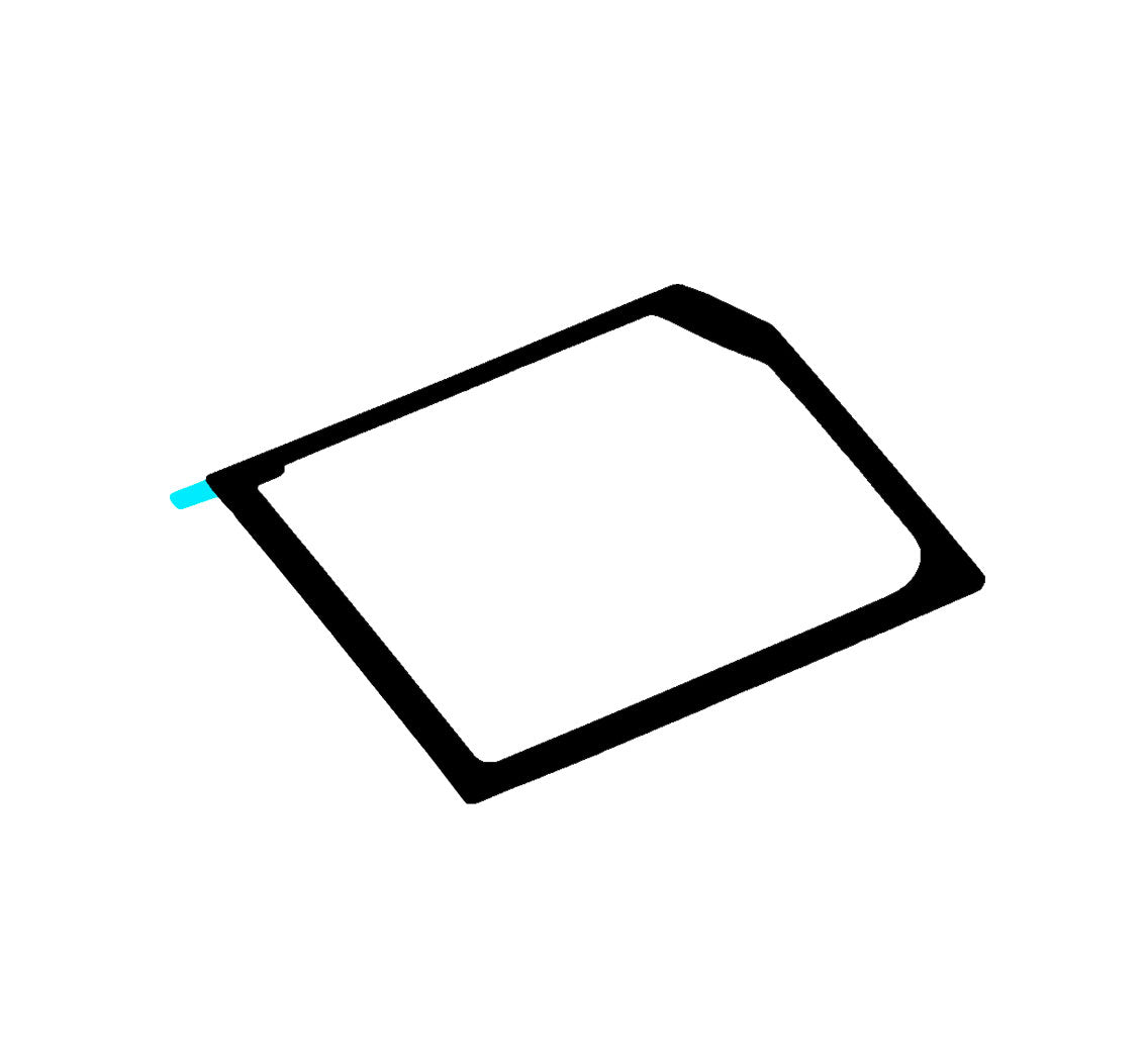 Adhesivo Difusor Huawei Mate X7, Paquete de Servicio 51630NED