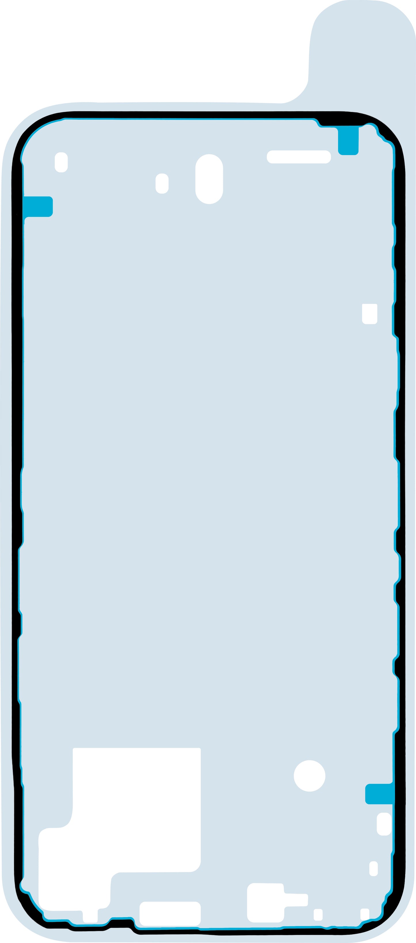 Adhesivo Display Apple iPhone 14 Plus, Service Pack 923-08093