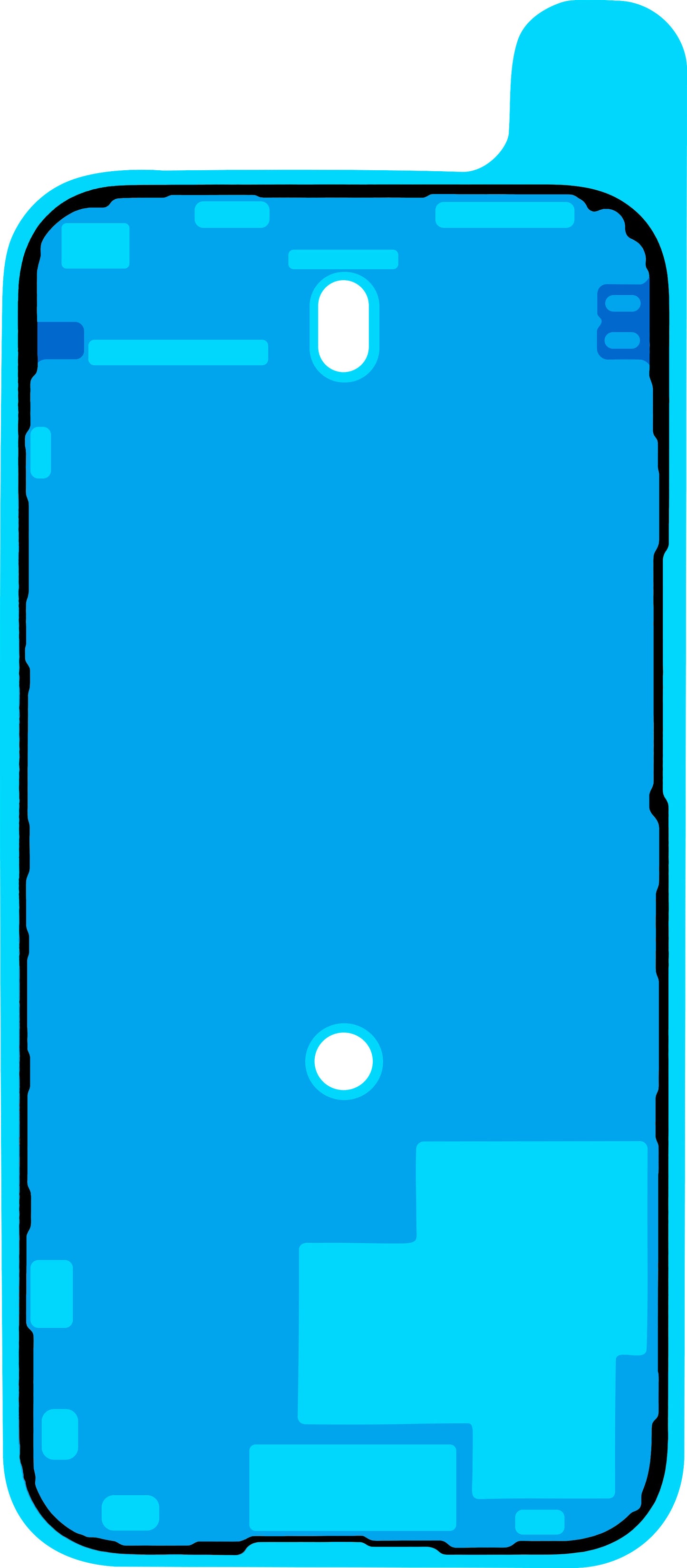 Adhesivo Display Apple iPhone 15 Pro, Service Pack 923-09188