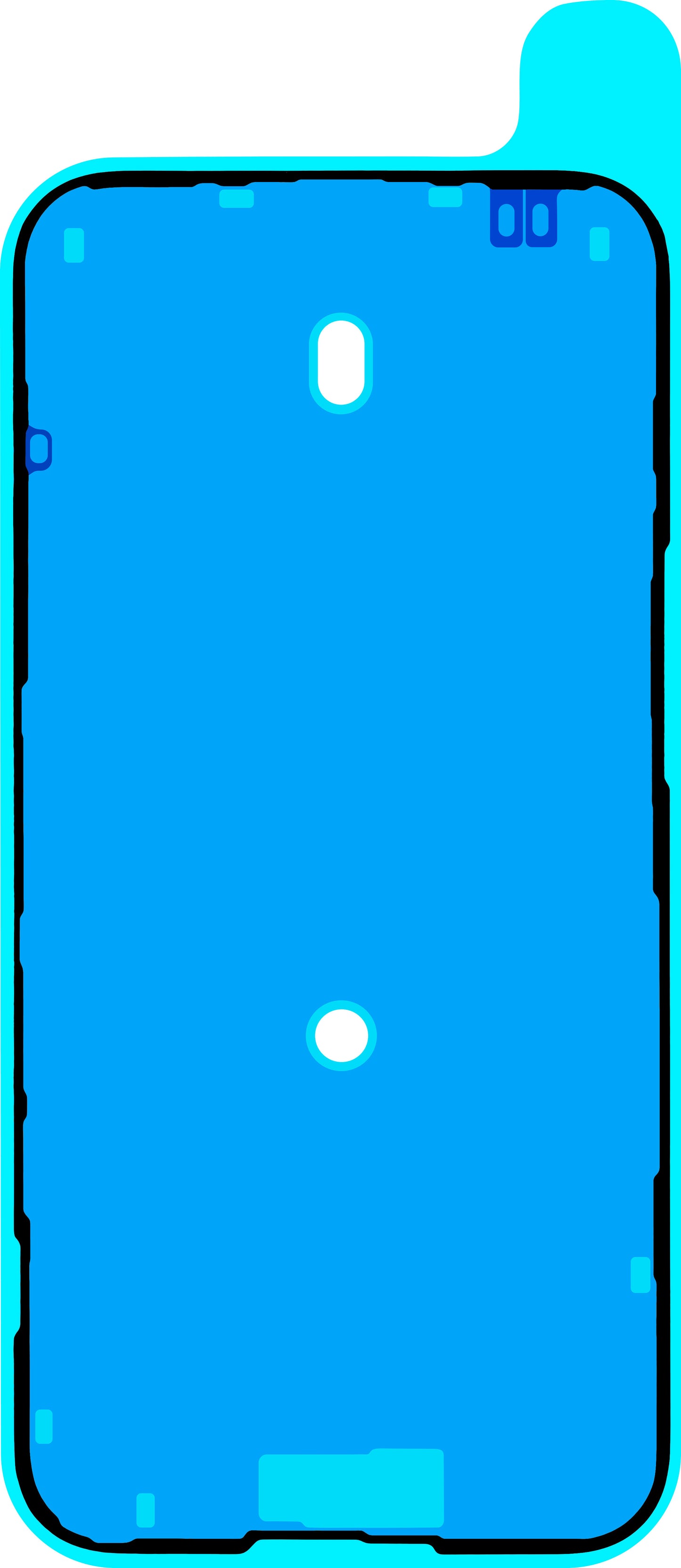 Adhesivo Display Apple iPhone 15 Plus, Service Pack 923-09186