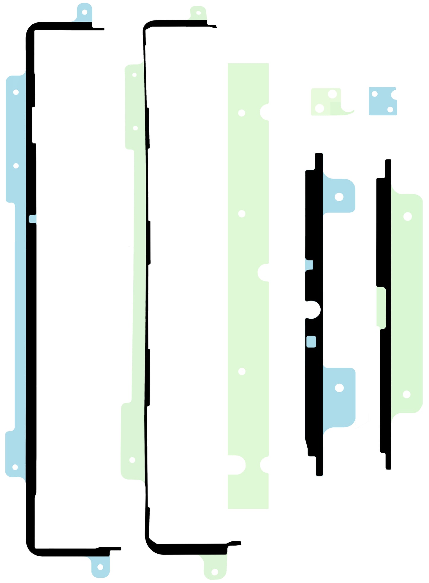 Adhesivo Display Samsung Galaxy Tab S6, Service Pack GH82-20768A