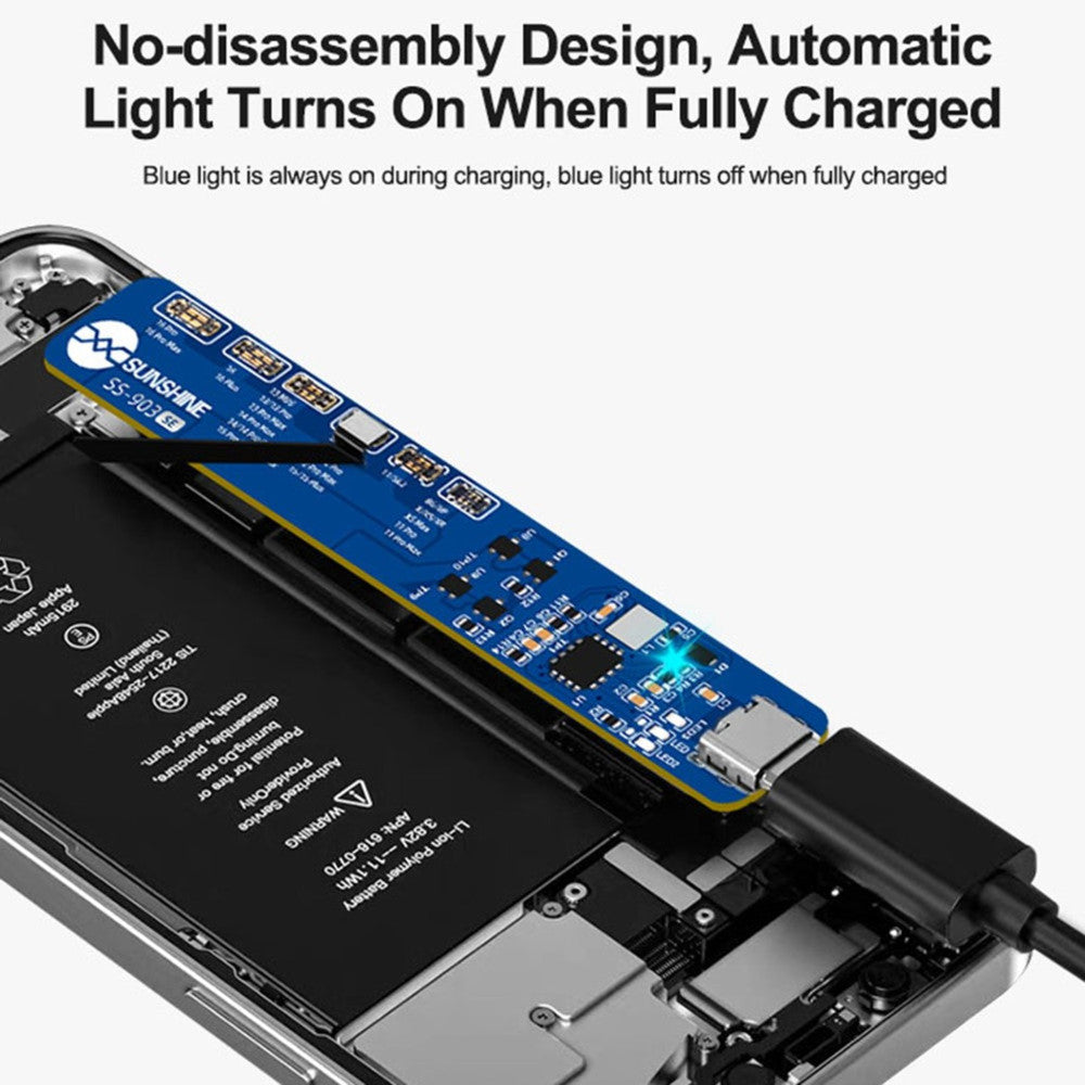 Cargador de placa Sunshine SS-903 SE para Apple iPhone 8 - 16 Series