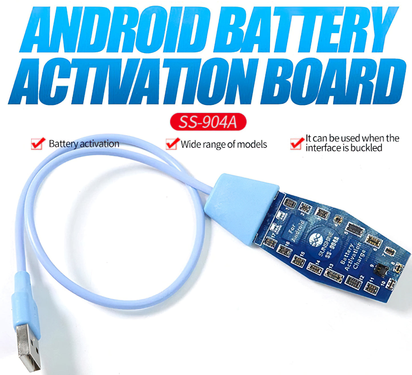 Cargador Placa Sunshine SS-904A para Series Android