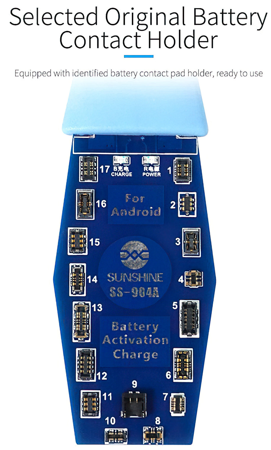 Cargador Placa Sunshine SS-904A para Series Android