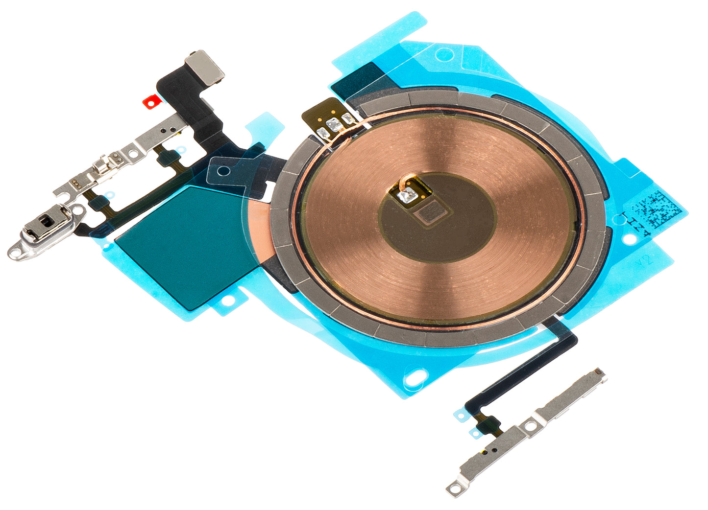 Antena NFC - Botón de encendido y apagado de microcontacto - Volumen - Perfil - Módulo de carga inalámbrica Apple iPhone 14 Pro Max