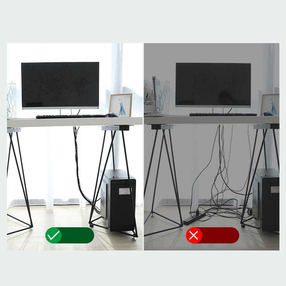 Organizador de Cables Baseus Circle, Velcro, 3m, Negro ACMGT-F01