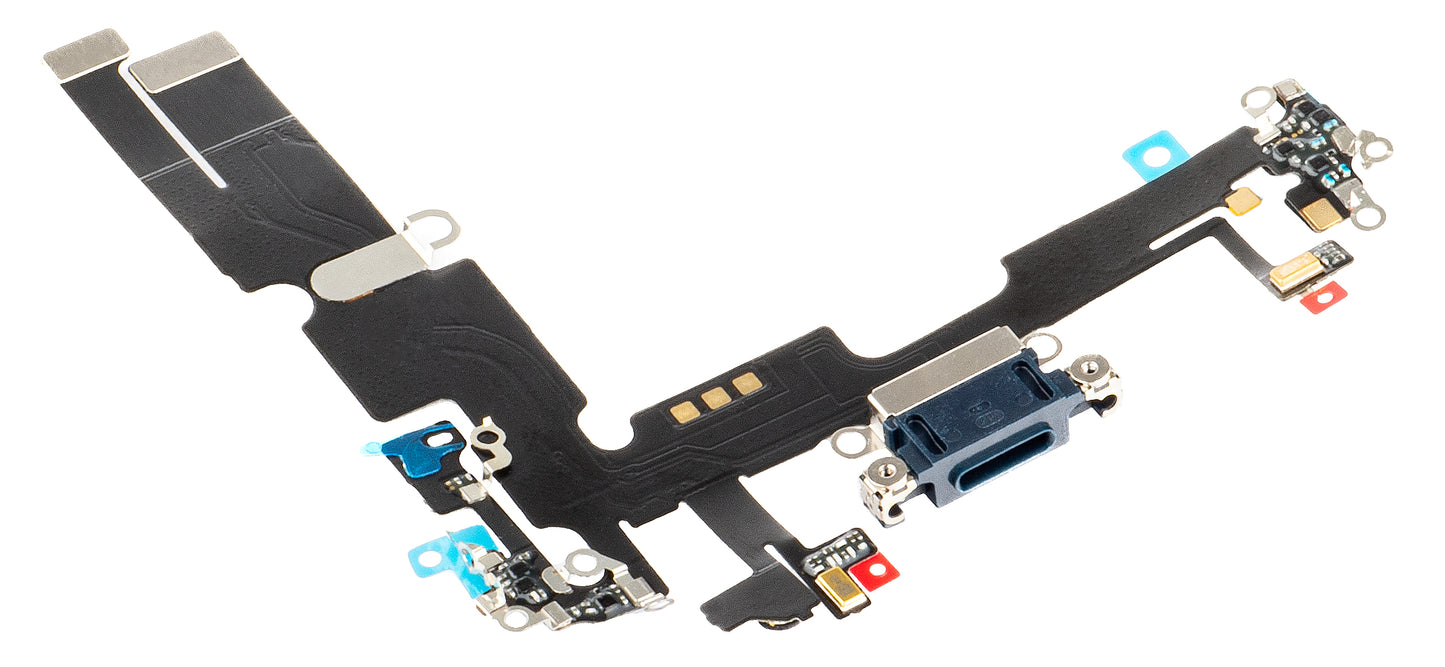 Charging Connector Ribbon - Microphone Apple iPhone 14 Plus, Black