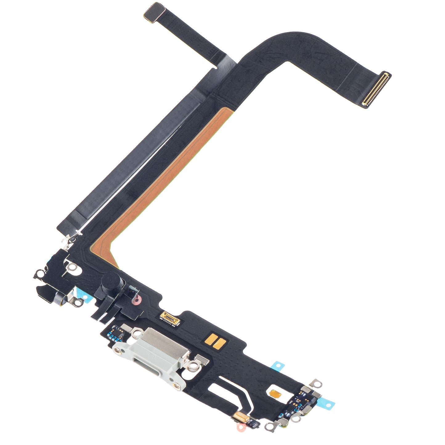 Cinta con Conector de Carga - Micrófono Apple iPhone 13 Pro Max, Plateado