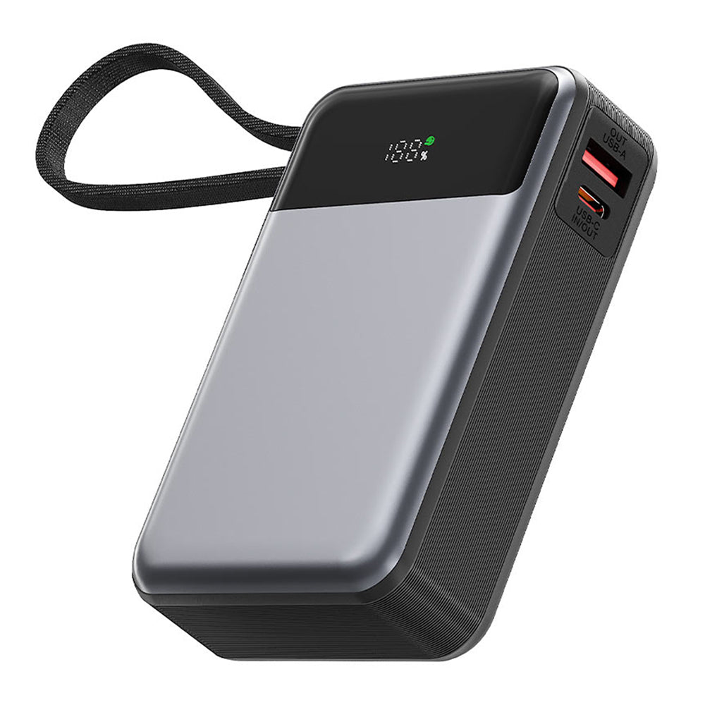 Batería Externa Acefast M21, 20000mAh, 65W, QC + PD, 1 x USB-A - 2 x USB-C, Negra