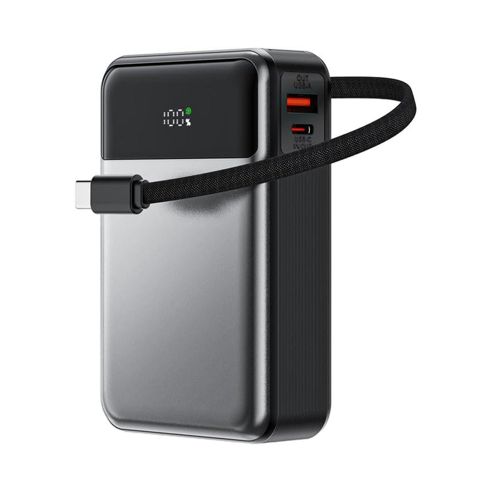 Batería Externa Acefast M21, 20000mAh, 65W, QC + PD, 1 x USB-A - 2 x USB-C, Negra