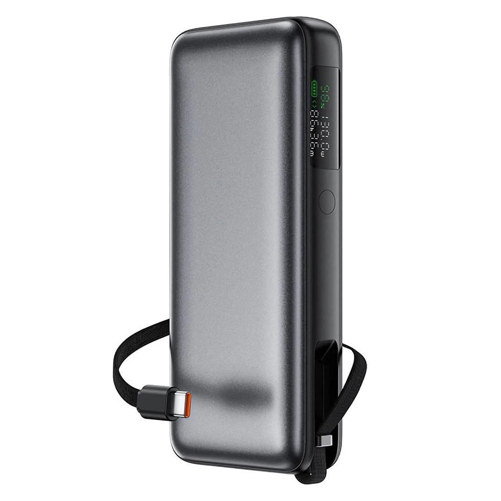 Batería Externa Acefast M22, 20000mAh, 130W, QC + PD, 1 x USB-A - 2 x USB-C, Negra