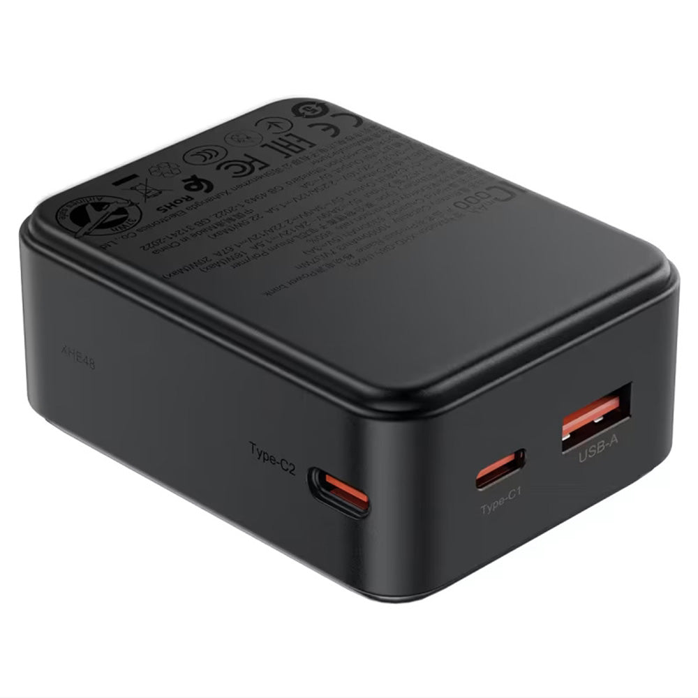 Batería Externa Acefast M28, 10000mAh, 22.5W, QC + PD, 1 x USB-A - 2 x USB-C, Negra
