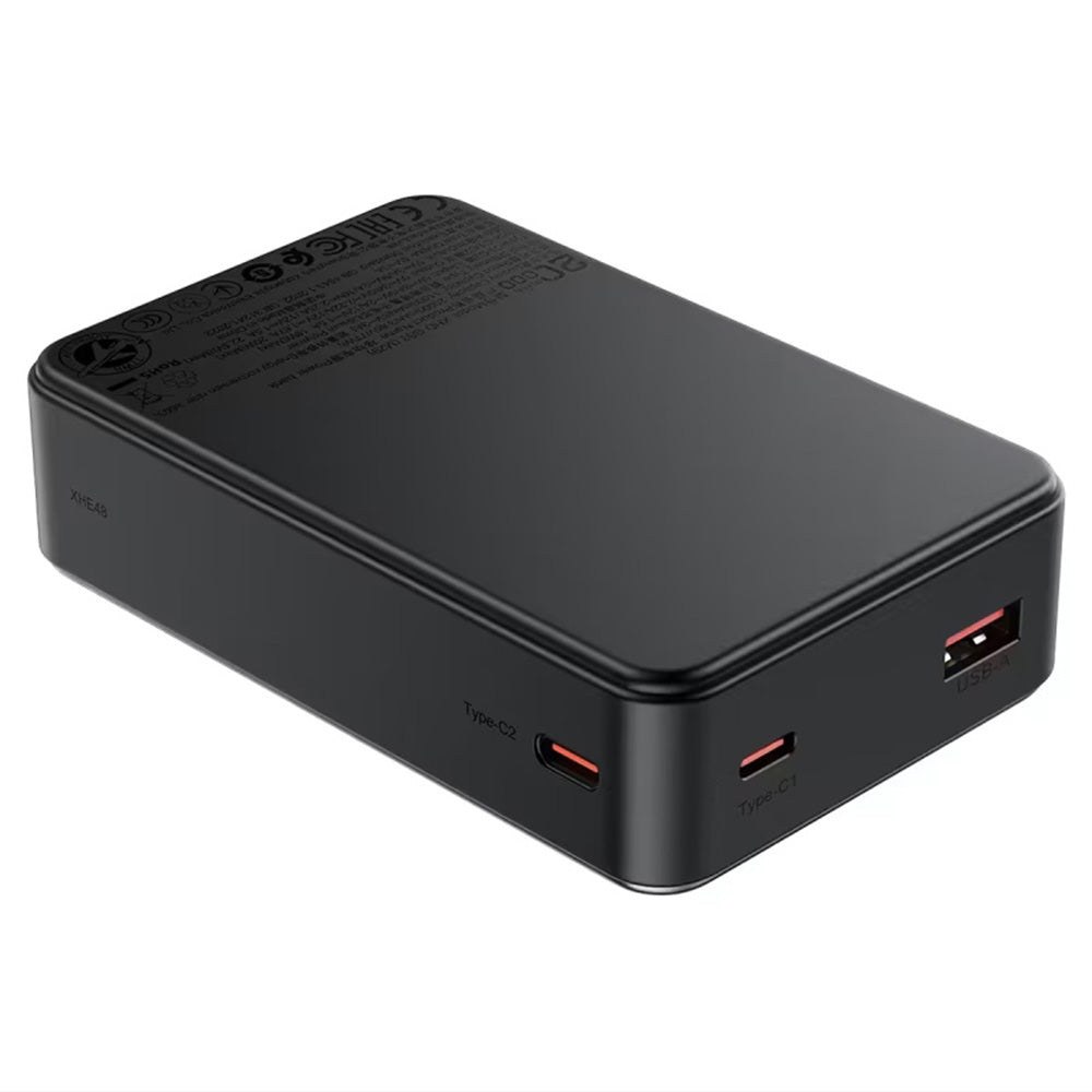Batería Externa Acefast M29, 20000mAh, 22.5W, QC + PD, 1 x USB-A - 2 x USB-C, Negra