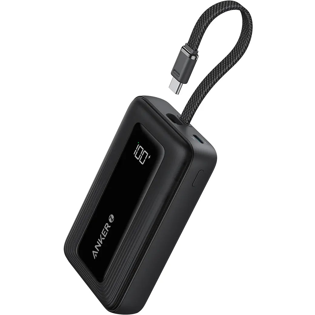 Batería Externa Anker Zolo, 10000mAh, 30W, QC + PD, 1 x USB-A - 2 x USB-C, Negra A1688H11