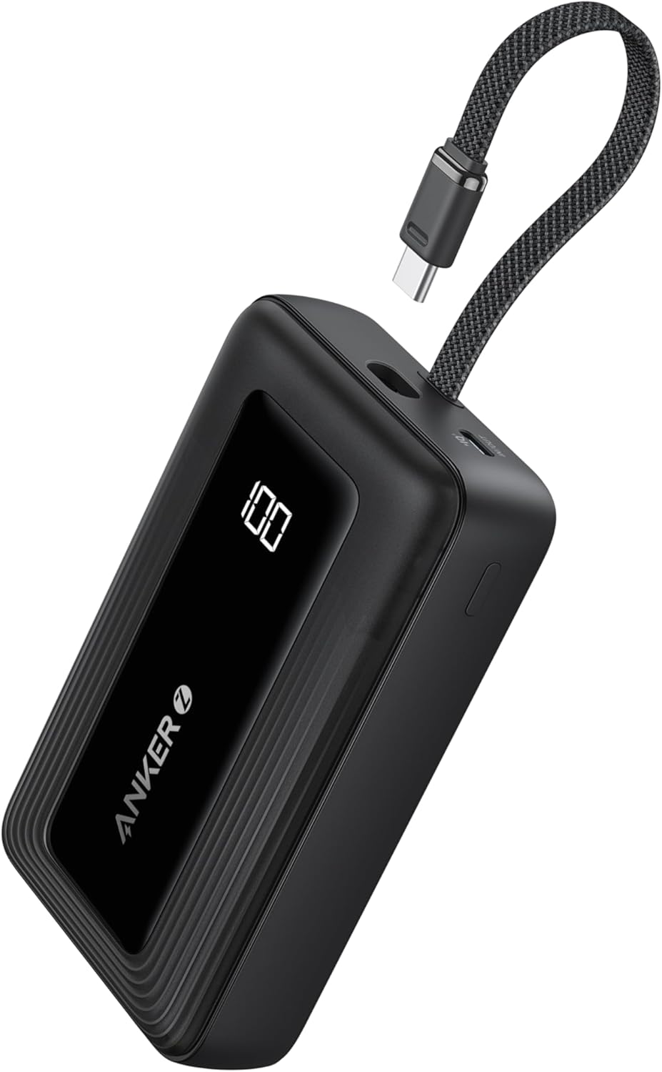 Anker Zolo External Battery, 20000mAh, 30W, QC + PD, 1 x USB-A - 2 x USB-C, Black A1689011