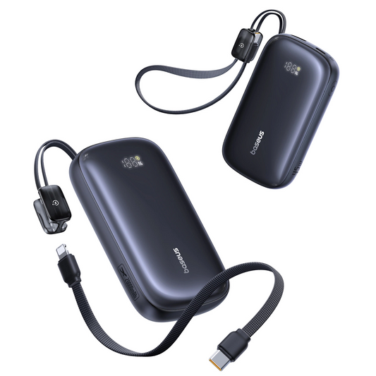 Batería Externa Baseus EnerFill FC21 QPow 3 Ultra, 20000mAh, 45W, QC + PD, 1 x USB-A - 1 x USB-C, Negra E0027P00