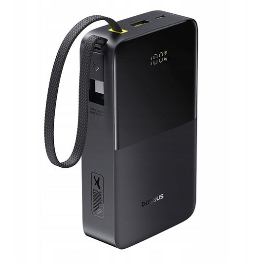 Batería Externa Baseus EnerFill Bipow2 Pro, 20000mAh, 22.5W, QC + PD, 1 x USB-A - 2 x USB-C, Negra E0027701