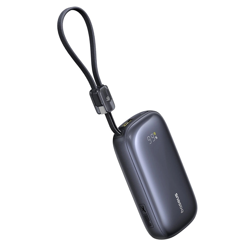 Batería Externa Baseus EnerFill FC21 Qpow 3 Ultra, 10000mAh, 45W, QC + PD, 1 x USB-A - 1 x USB-C, Negra E0027Q00