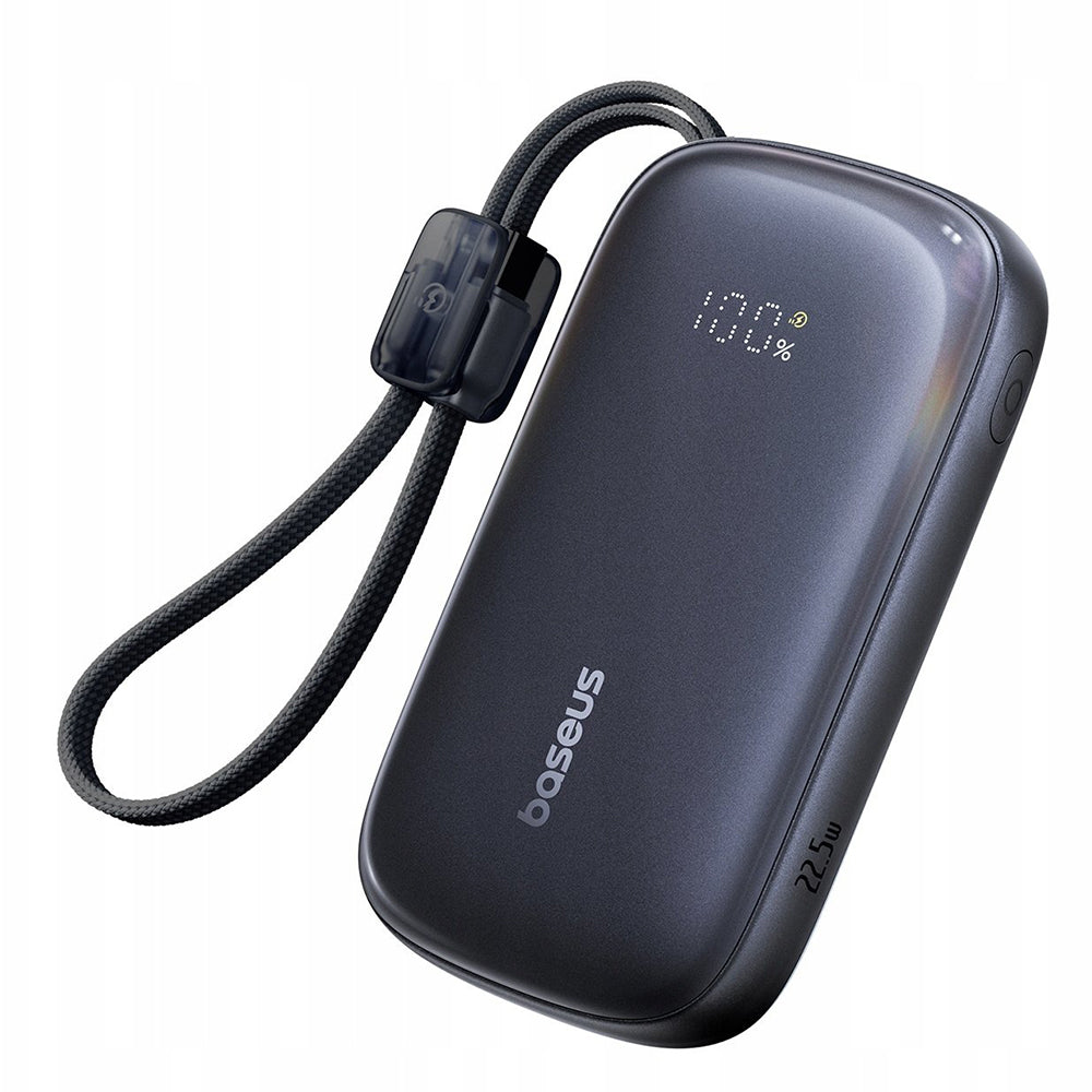 Batería Externa Baseus EnerFill FC21 Qpow 3 Ultra, 20000mAh, 22.5W, QC + PD, 1 x USB-A - 1 x USB-C, Negra E0027M00