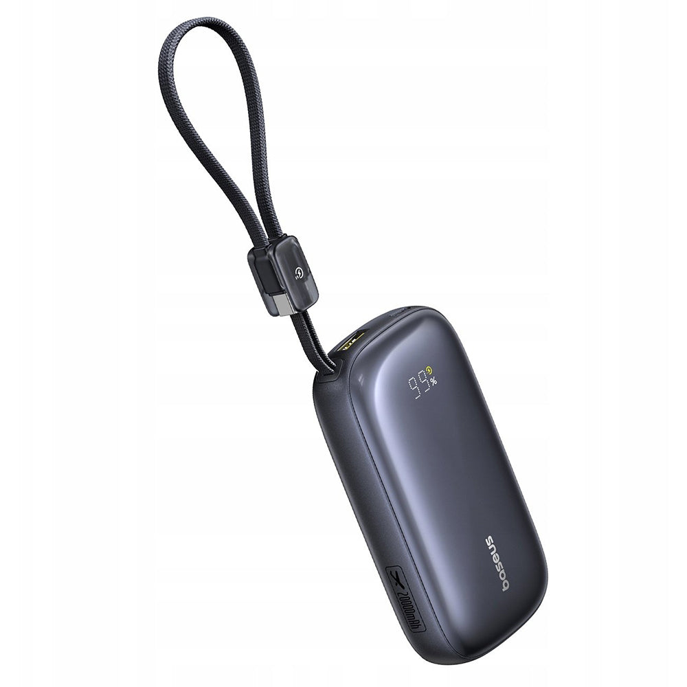 Batería Externa Baseus EnerFill FC21 Qpow 3 Ultra, 20000mAh, 22.5W, QC + PD, 1 x USB-A - 1 x USB-C, Negra E0027M00