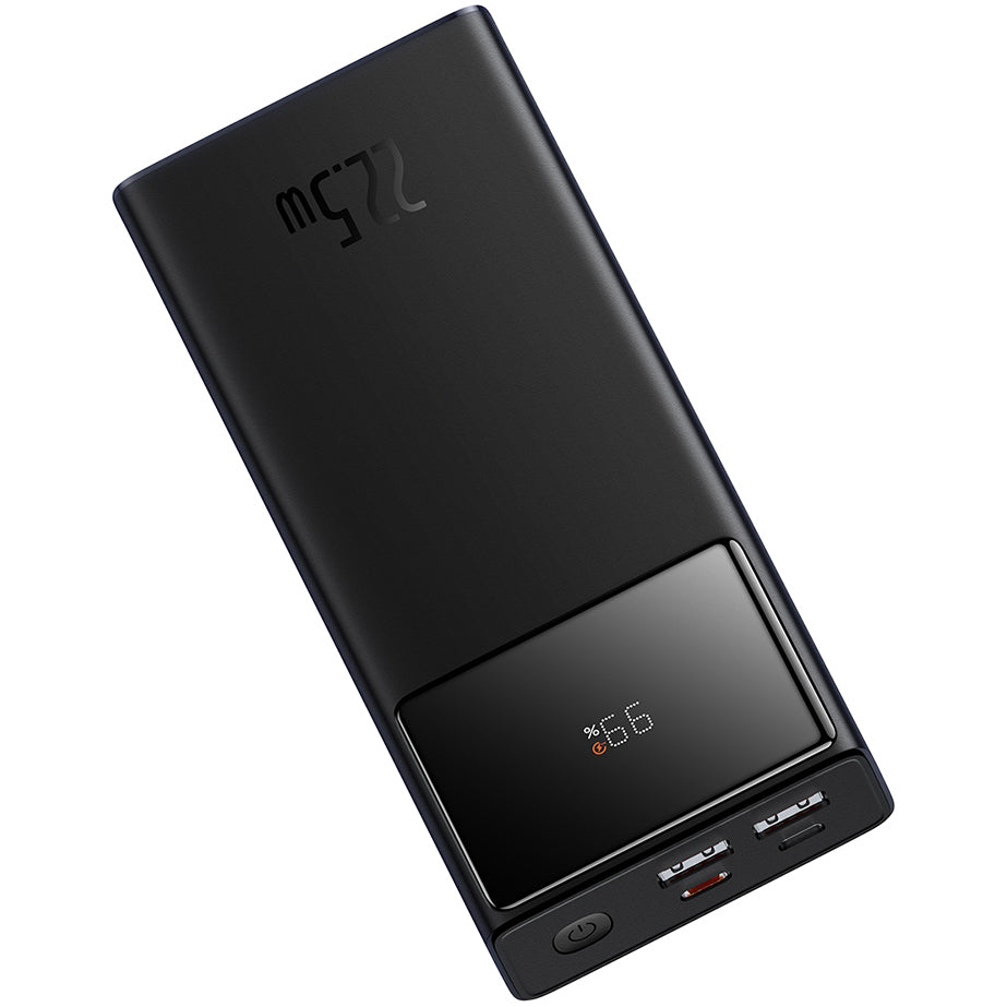 Batería Externa Baseus Star Lord, 20000mAh, 22.5W, QC + PD, 1 x USB-C - 2 x USB-A, Negra PPXJ080001