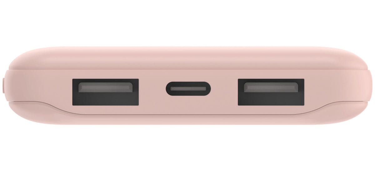Batería Externa Belkin BoostCharge, 10000mAh, 15W, 1 x USB-C - 2 x USB-A, Rosa BPB011btRG