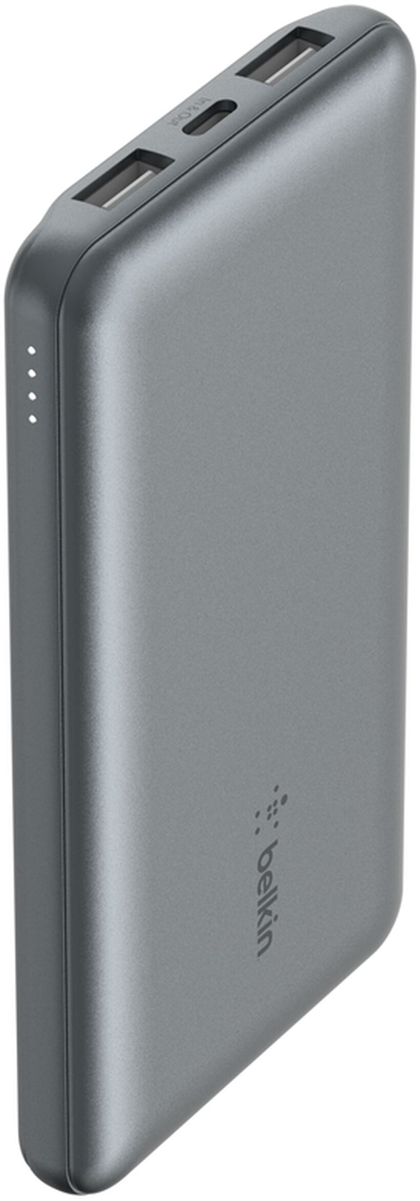 Batería Externa Belkin BoostCharge, 10000mAh, 15W, 1 x USB-C - 2 x USB-A, Gris BPB011btGY