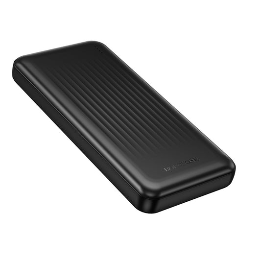Batería Externa Borofone BJ78 Clever, 10000mAh, 10W, 2 x USB-A, Negra
