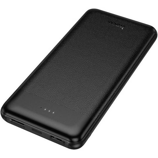 Batería Externa HOCO J153 Stability, 10000mAh, 10W, 2 x USB-A, Negra