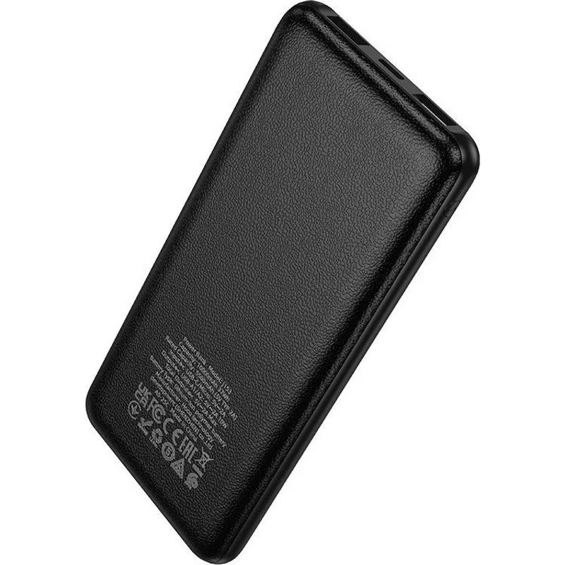 Batería Externa HOCO J153 Stability, 10000mAh, 10W, 2 x USB-A, Negra