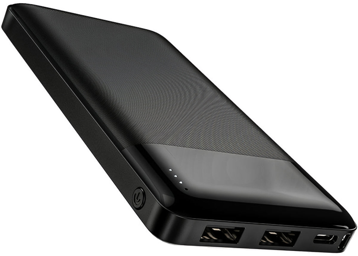 Batería Externa HOCO J72, 10000mAh, 10W, 2 x USB-A, Negra