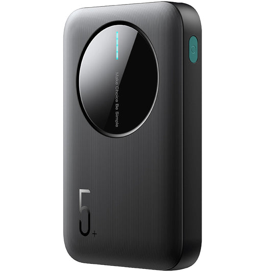 Batería Externa Joyroom JR-PBF13, 5000mAh, 12W, 1 x USB-C - 2 x USB-A, Negra