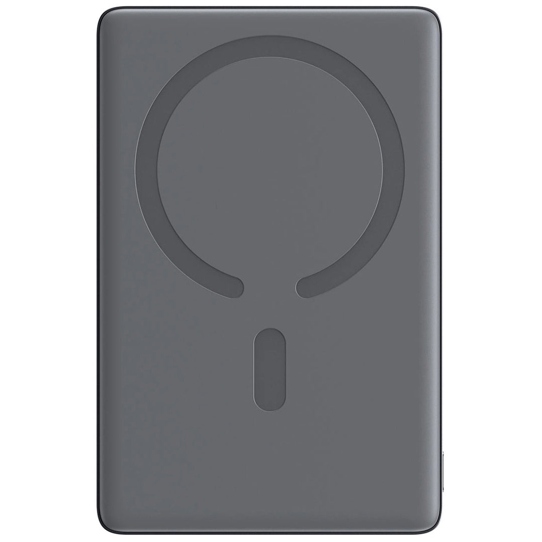 Batería Externa Inalámbrica Joyroom JR-PBM08, 5000mAh, 20W, PD + FQI, 1 x QI - 1 x USB-C, Gris