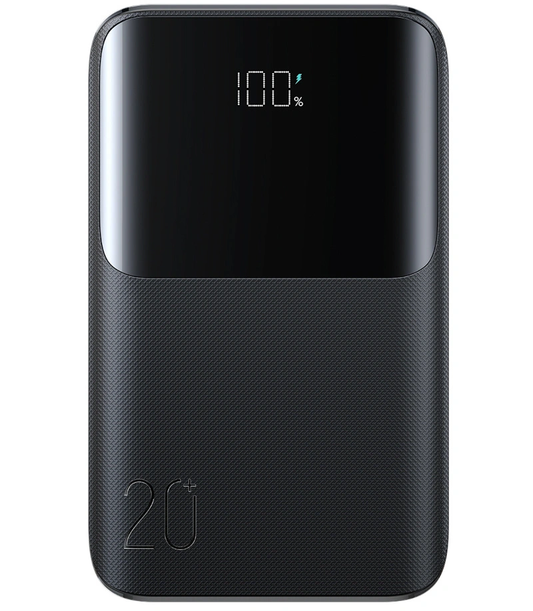 Batería Externa Joyroom JR-QP192, 20000mAh, 22.5W, QC + PD, 1 x USB-A - 2 x USB-C, Negra