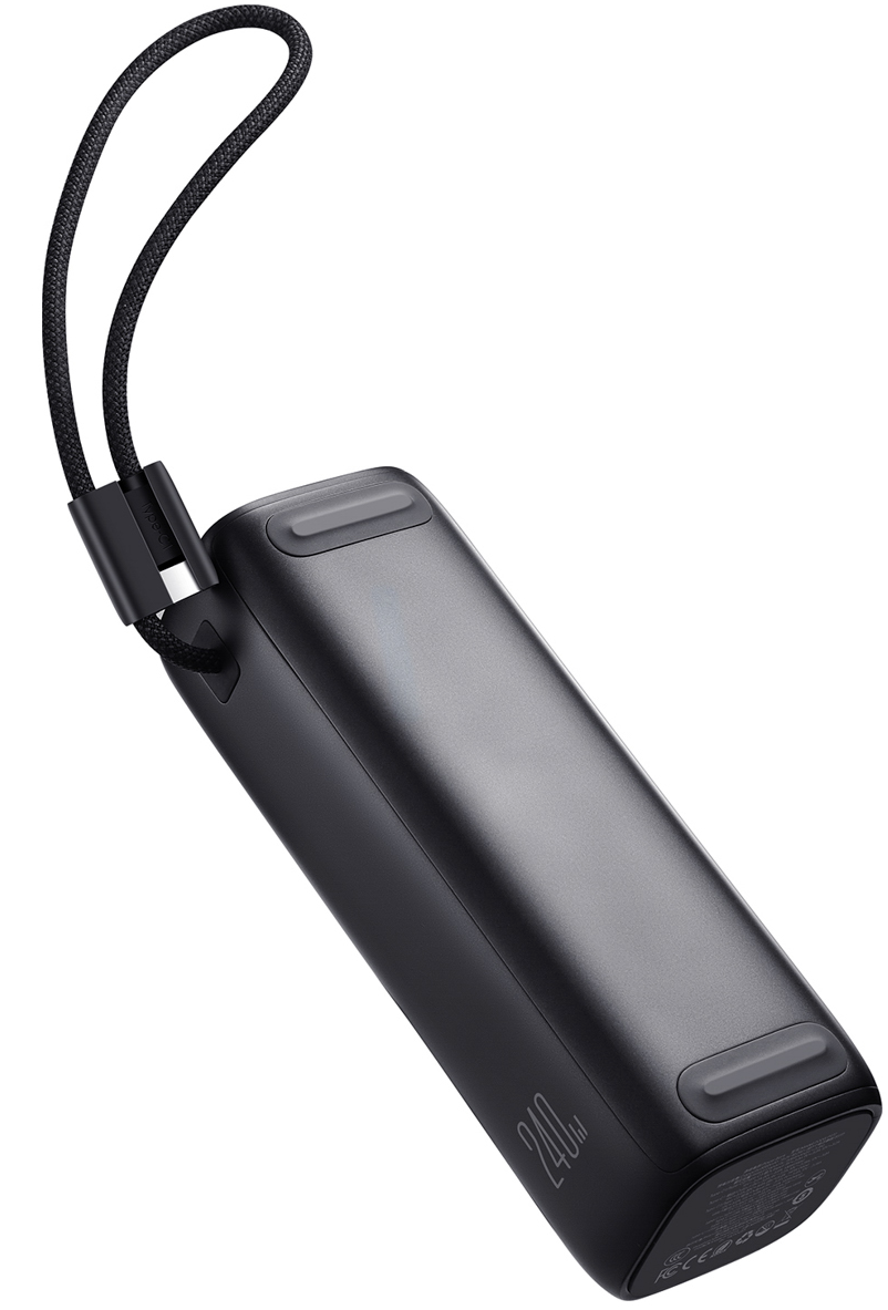 Batería externa Joyroom PODIX PR70, 25000 mAh, 240 W, QC + PD, 1 x USB-A - 3 x USB-C, negra