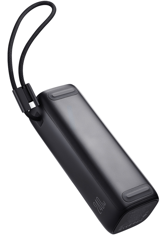 Batería externa Joyroom PODIX PR70, 25000 mAh, 240 W, QC + PD, 1 x USB-A - 3 x USB-C, negra