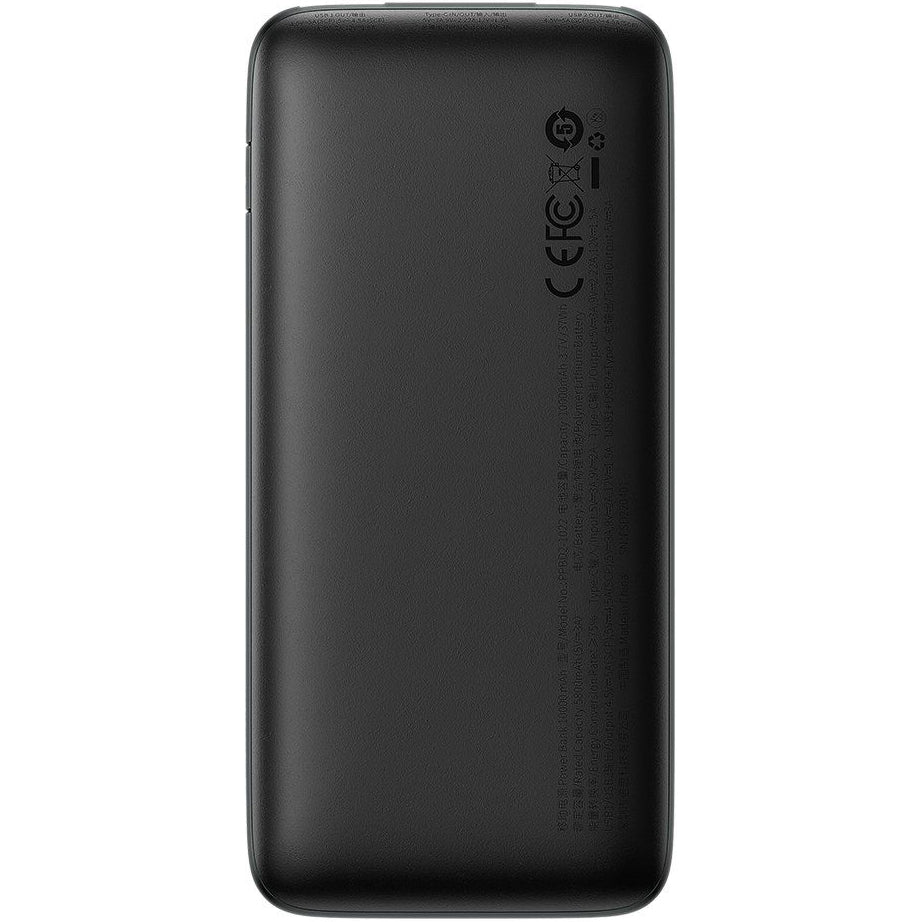 Batería Externa Baseus Bipow Pro, 10000mAh, 22.5W, QC + PD, 1 x USB-C - 2 x USB-A, Negra PPBD040001