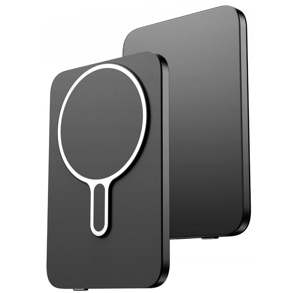 Batería Externa Inalámbrica 3MK MagSnap Go, 5000mAh, 20W, PD + FQI, 1 x QI - 1 x USB-C, Gris