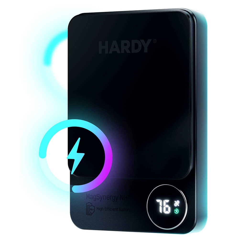 Batería Externa Inalámbrica 3MK MagSynergy Ni+, 5000mAh, 22.5W, PD + FQI, 1 x QI - 1 x USB-C, Negra