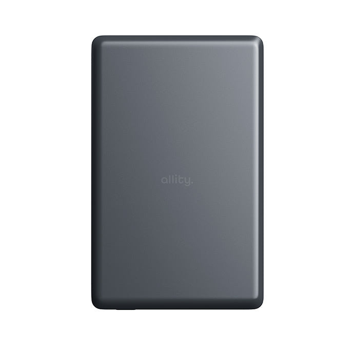 Batería Externa Inalámbrica Allity. APB-300, 5000mAh, 20W, PD + FQI, 1 x QI - 1 x USB-C, Gris