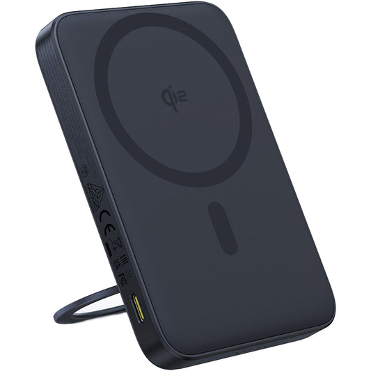Batería Externa Inalámbrica Baseus PicoGo, 5000mAh, 20W, PD + FQI, 1 x QI - 1 x USB-C, Negra P10076802123-00