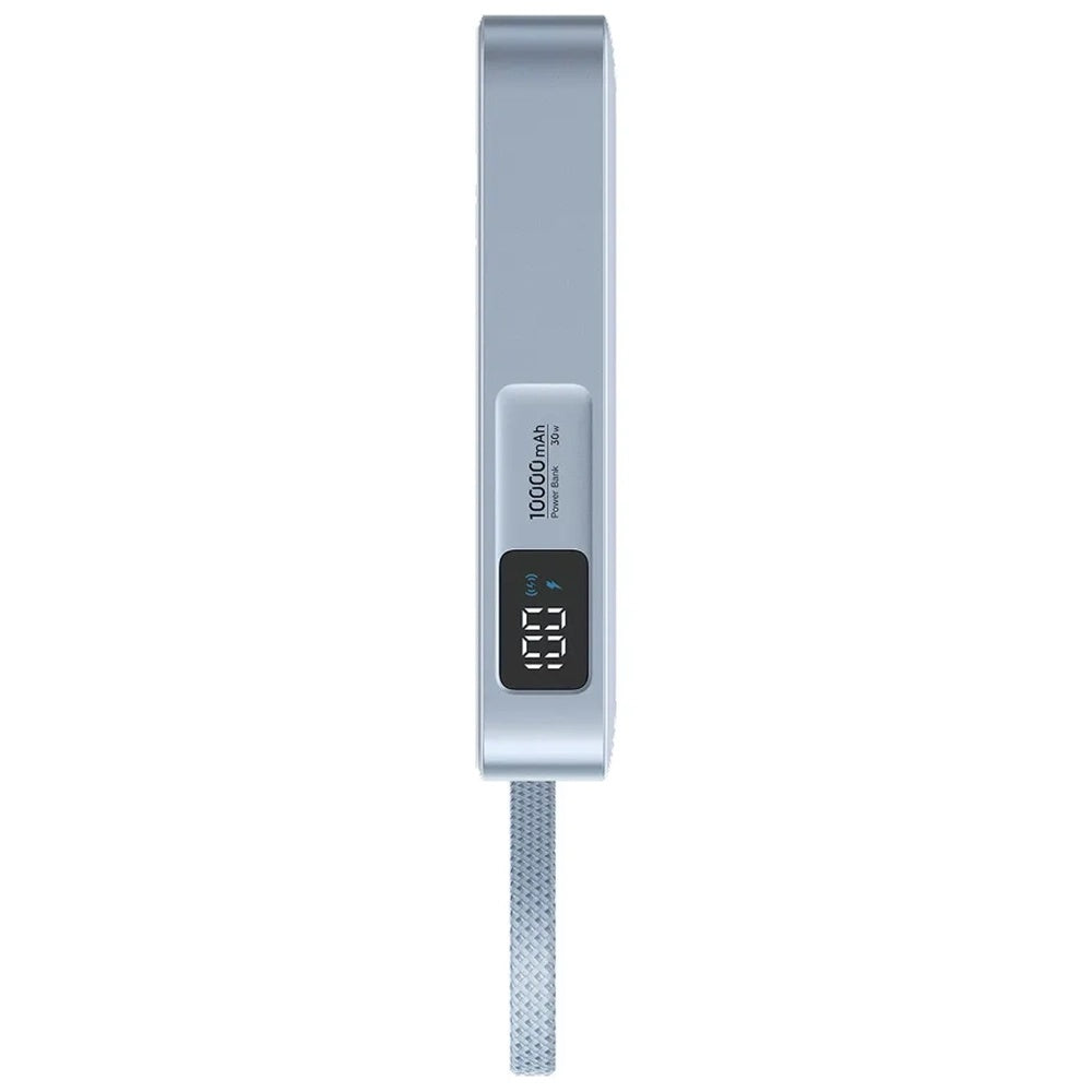 Batería Externa Inalámbrica UGREEN MagFlow PB773 (65958B), 10000mAh, 25W, PD + FQI, 1 x QI - 2 x USB-C, Azul