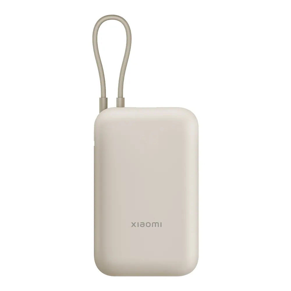 Xiaomi Pocket External Battery, 10000mAh, 22.5W, QC + PD, 1 x USB-A - 2 x USB-C, Beige BHR9072GL