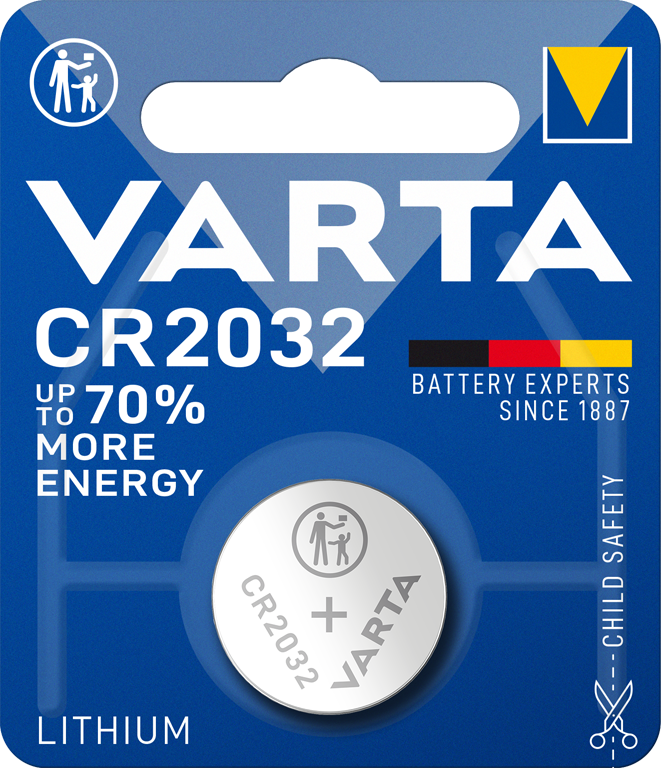 Pila Varta, CR2032