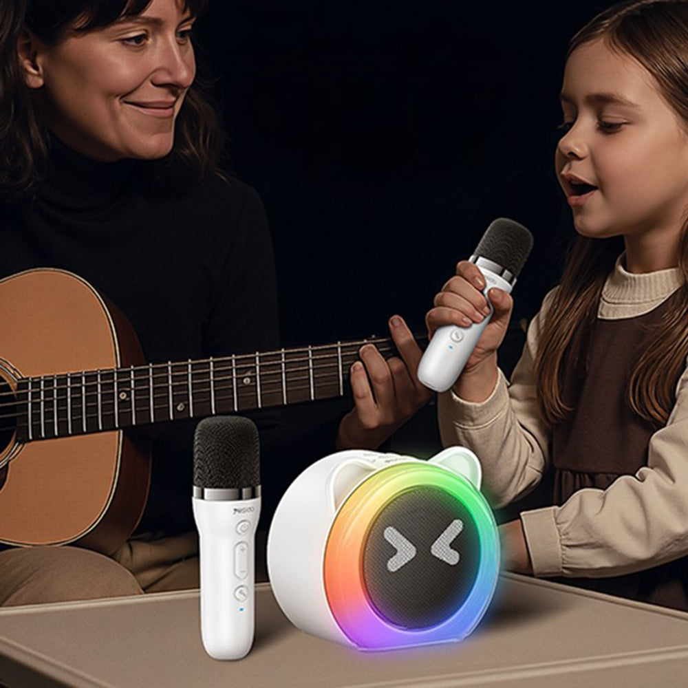 Altavoz Bluetooth Yesido YSW36 Kids, 5W, Karaoke, Blanco