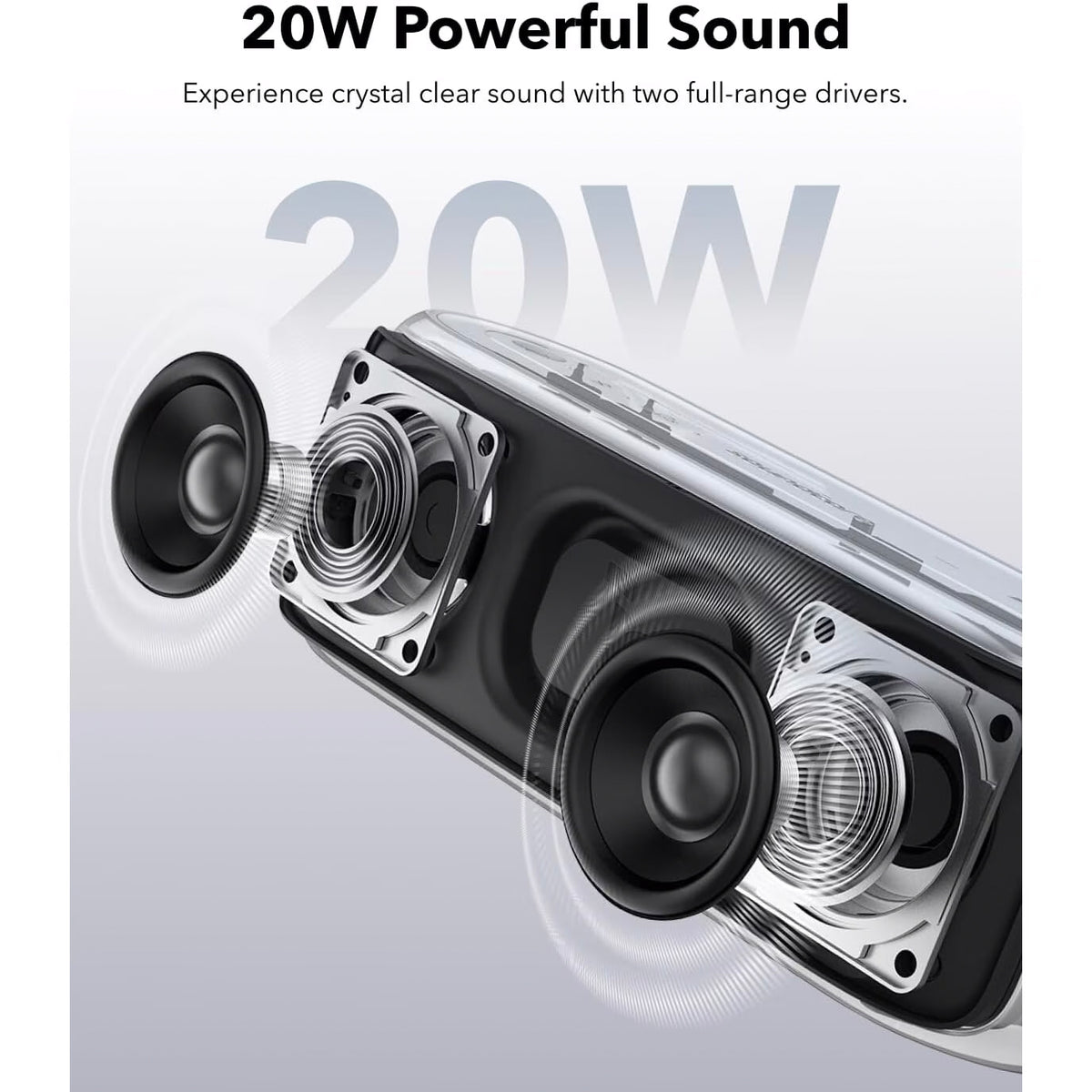Altavoz Bluetooth Anker SoundCore Select 2S, 20W, Impermeable, Negro A3171011