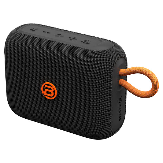 Altavoz portátil Bluetooth Bugani Rove Go 5, 12W, TWS, impermeable, negro