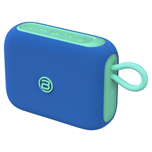 Altavoz portátil Bluetooth Bugani Rove Go 5, 12W, TWS, impermeable, azul