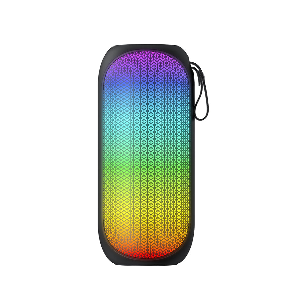 Altavoz Portátil Bluetooth HAVIT SK808BT, 8W, RGB, Impermeable, Negro