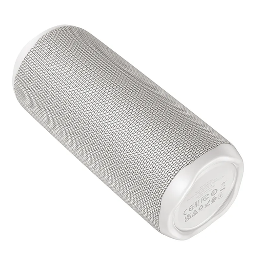 Altavoz Portátil Bluetooth HOCO HC50, 8W, TWS, RGB, Impermeable, Blanco